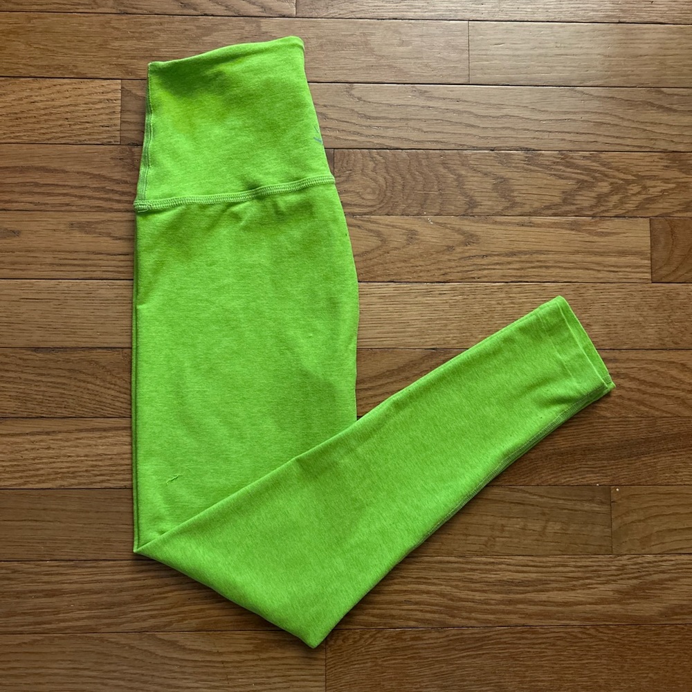 💚Beyond Yoga High Waisted Chartreuse Green Workout Leggings